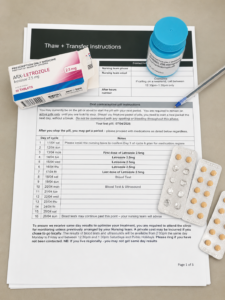 Paper IVF instructions